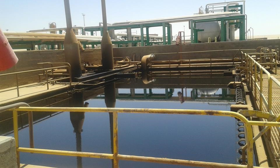 API Separator photo at Bu Attifel oil field